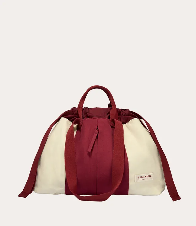 Tucano Carry Beach Medium Shopper Baumwolle Blau Kordelzug
