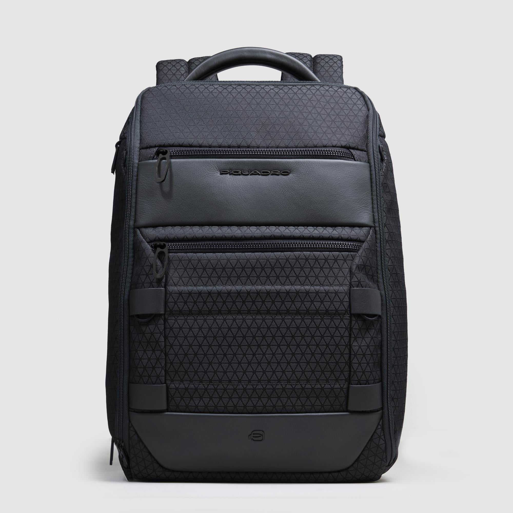 Piquadro Rover Rucksack 15,6 Zoll Laptop Modular Blau
