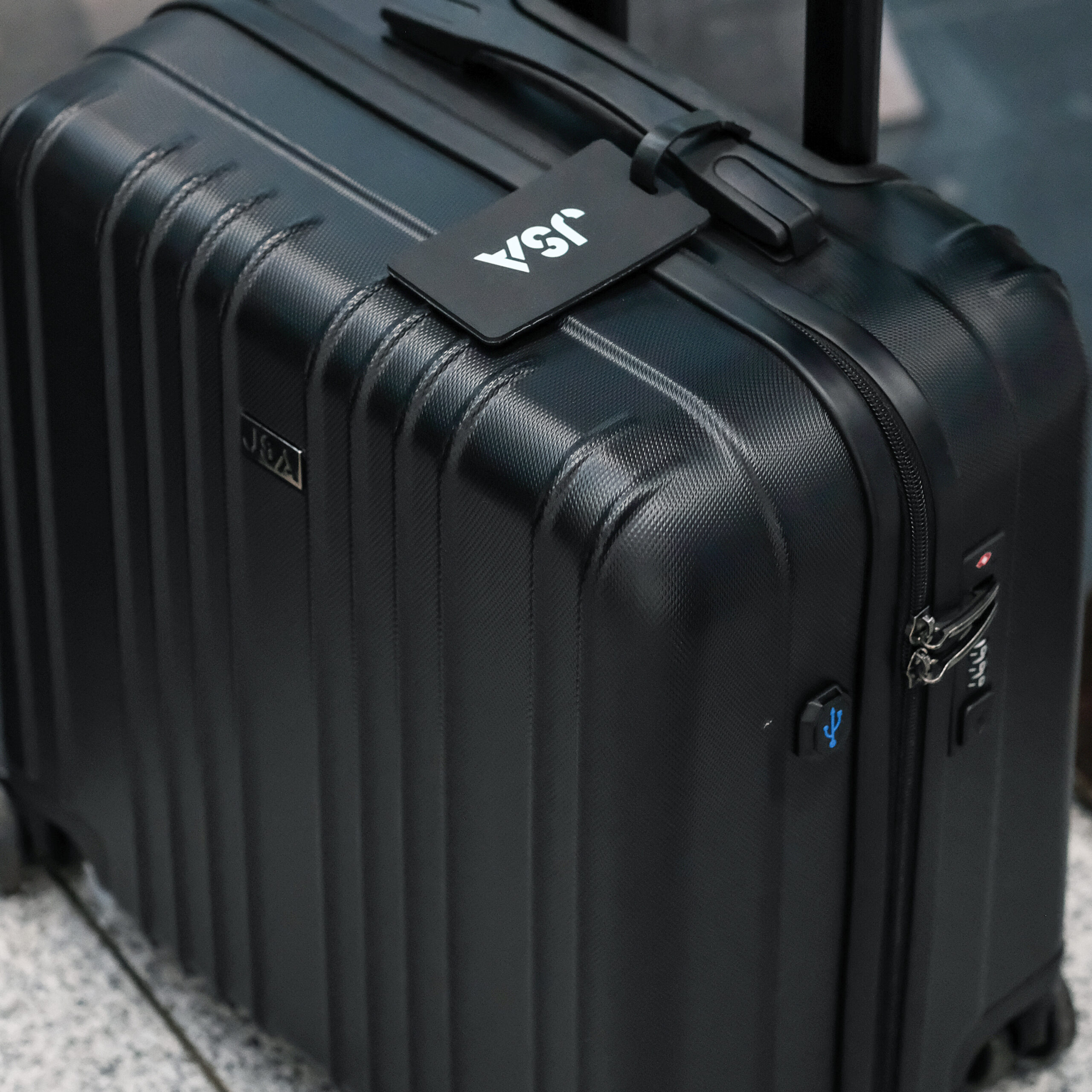 Lightpak 2 in 1 Business Trolley schwarz matt 4 Rollen