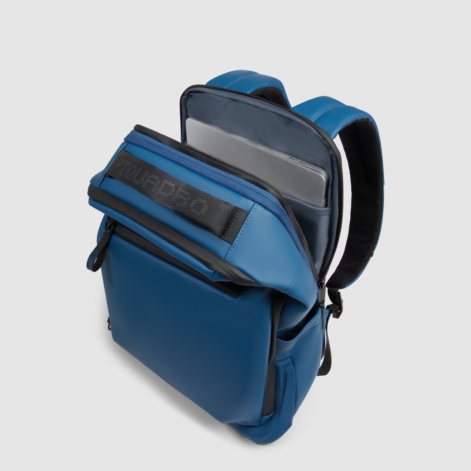 Piquadro Rover Reise-Rucksack 14 Zoll Schwarz Handgepäck RFID