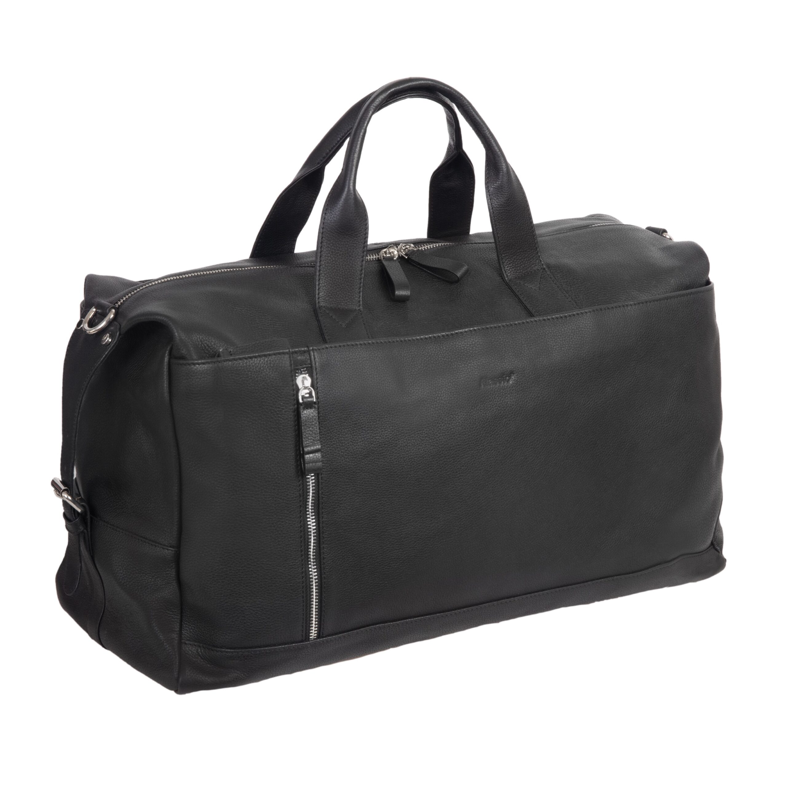 Lightpak Weekender Toro Reisetasche Leder schwarz 50cm