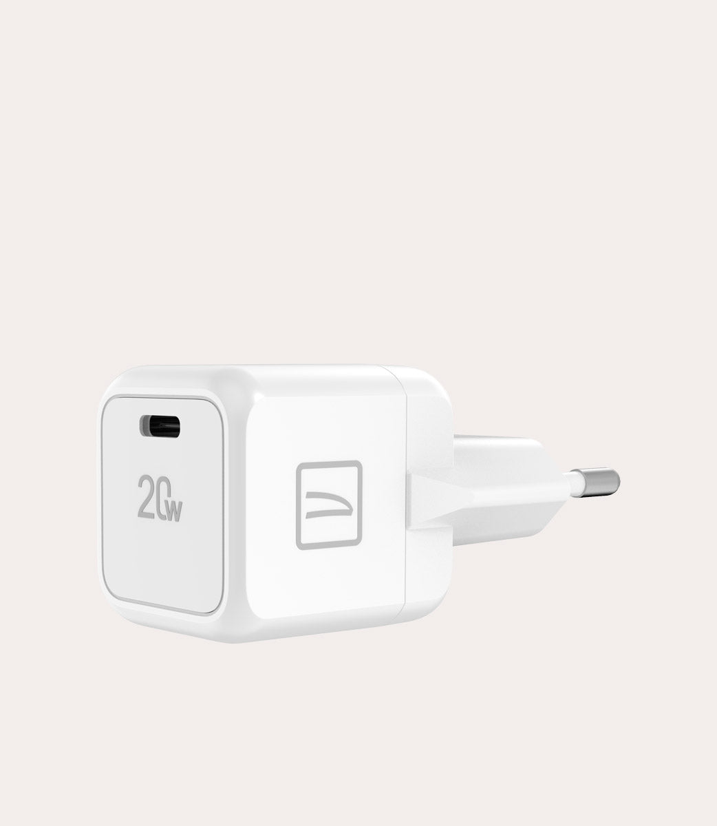 Tucano USB-C Ladegerät 20W GaN weiß Power Delivery