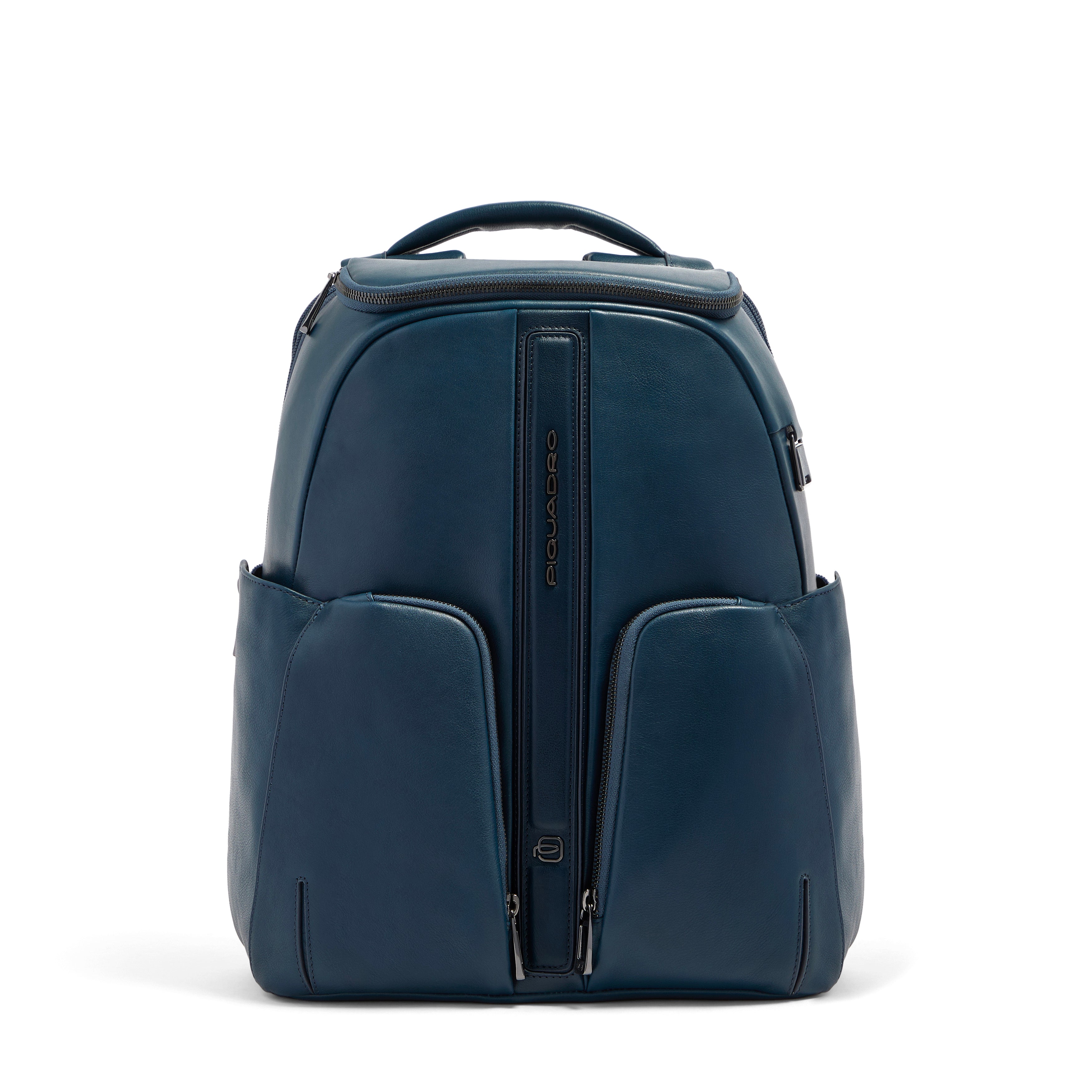 Piquadro Blue Square Rucksack 14 Zoll Laptop Blau Travel