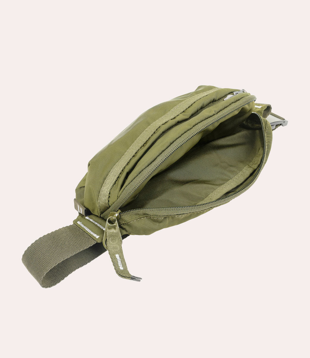 Tucano Let Me Out Umhängetasche Oliv Faltbar Crossbody