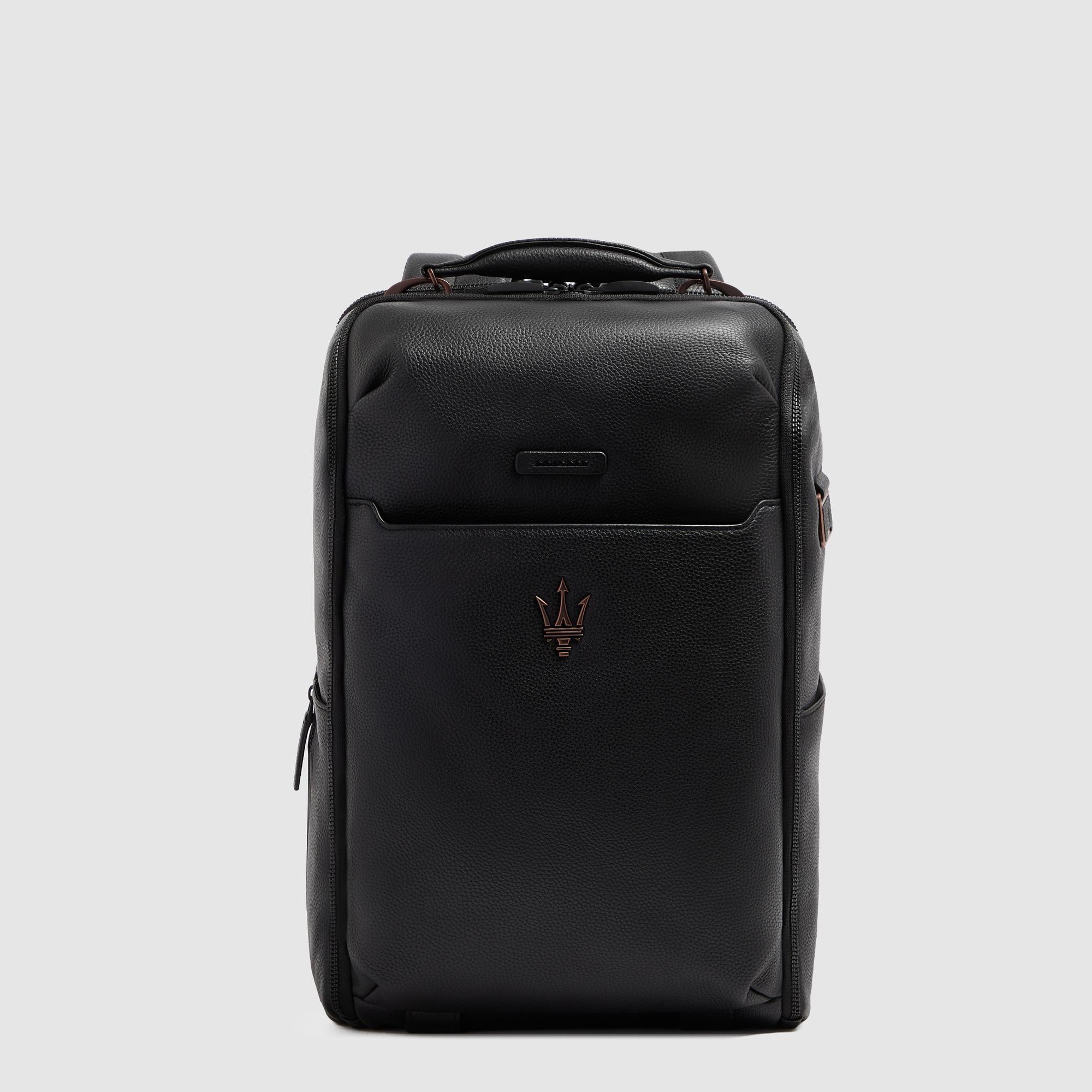 Piquadro x Maserati Modus Travel Backpack RFID Schwarz
