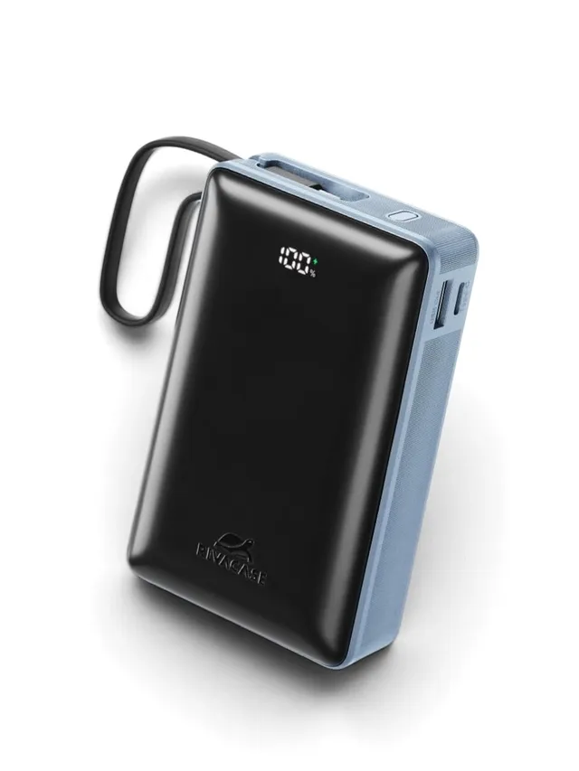 RIVACASE Turbo VA1097 Powerbank 20000 mAh 65W Dunkelgrau