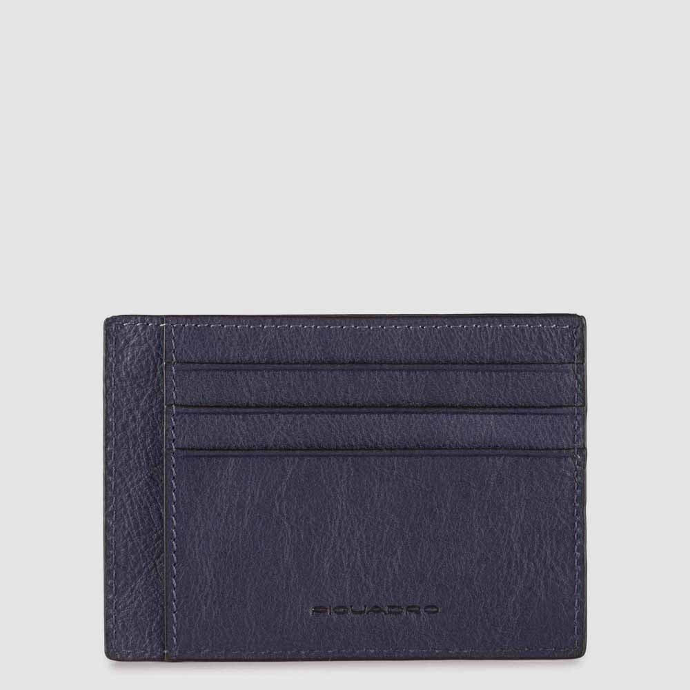 Piquadro Black Square Kreditkartenetui Leder braun RFID