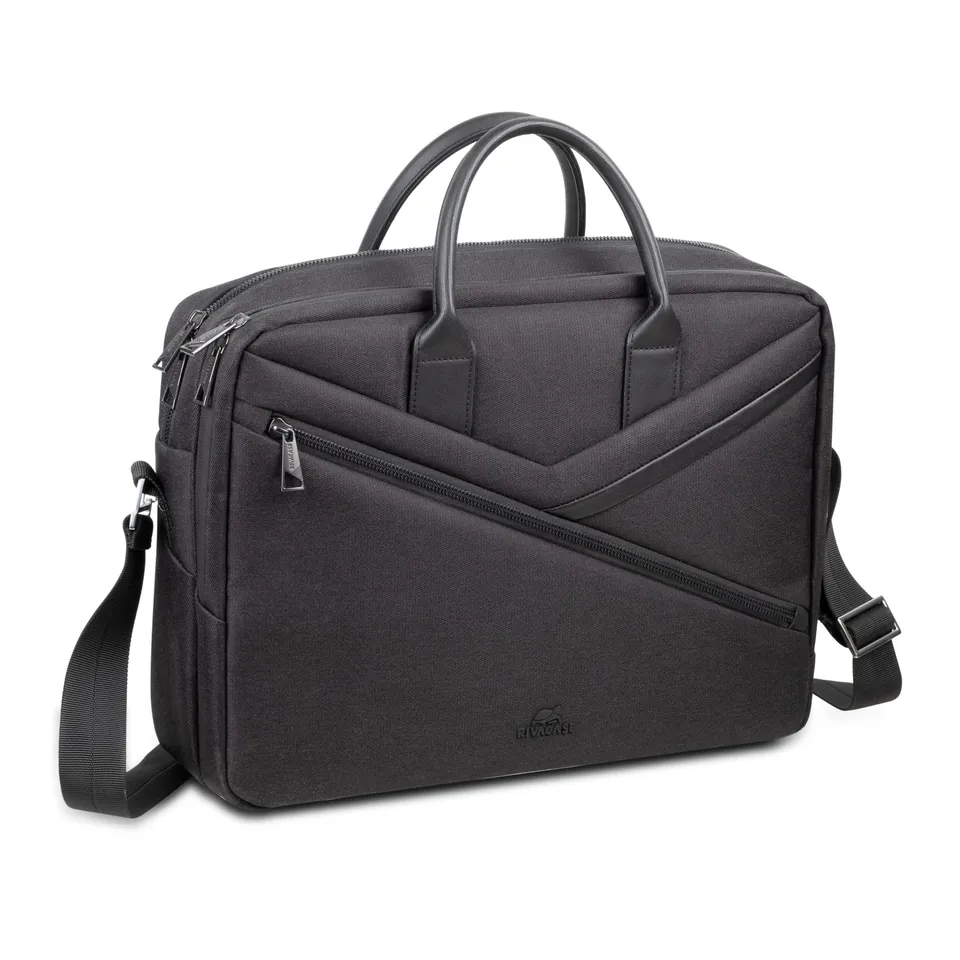 RIVACASE Alpendorf Laptoptasche 15,6 Zoll Schwarz wasserabweisend