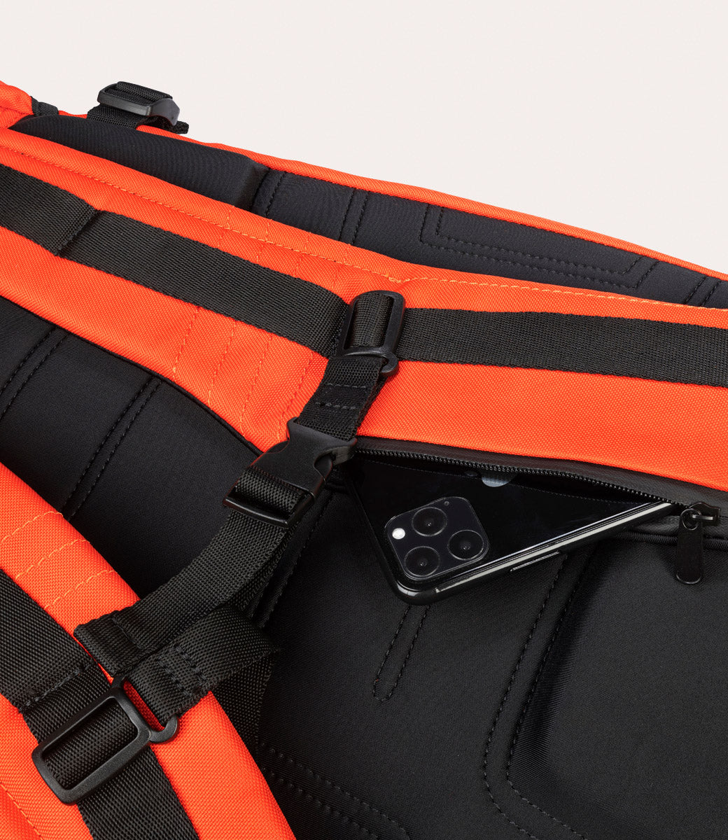 Tucano Lontra Dry-Bag-Rucksack 70L Orange Schwimmfähig