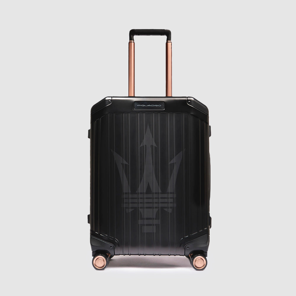 Piquadro PQ-Light Kabinentrolley Maserati Alu schwarz
