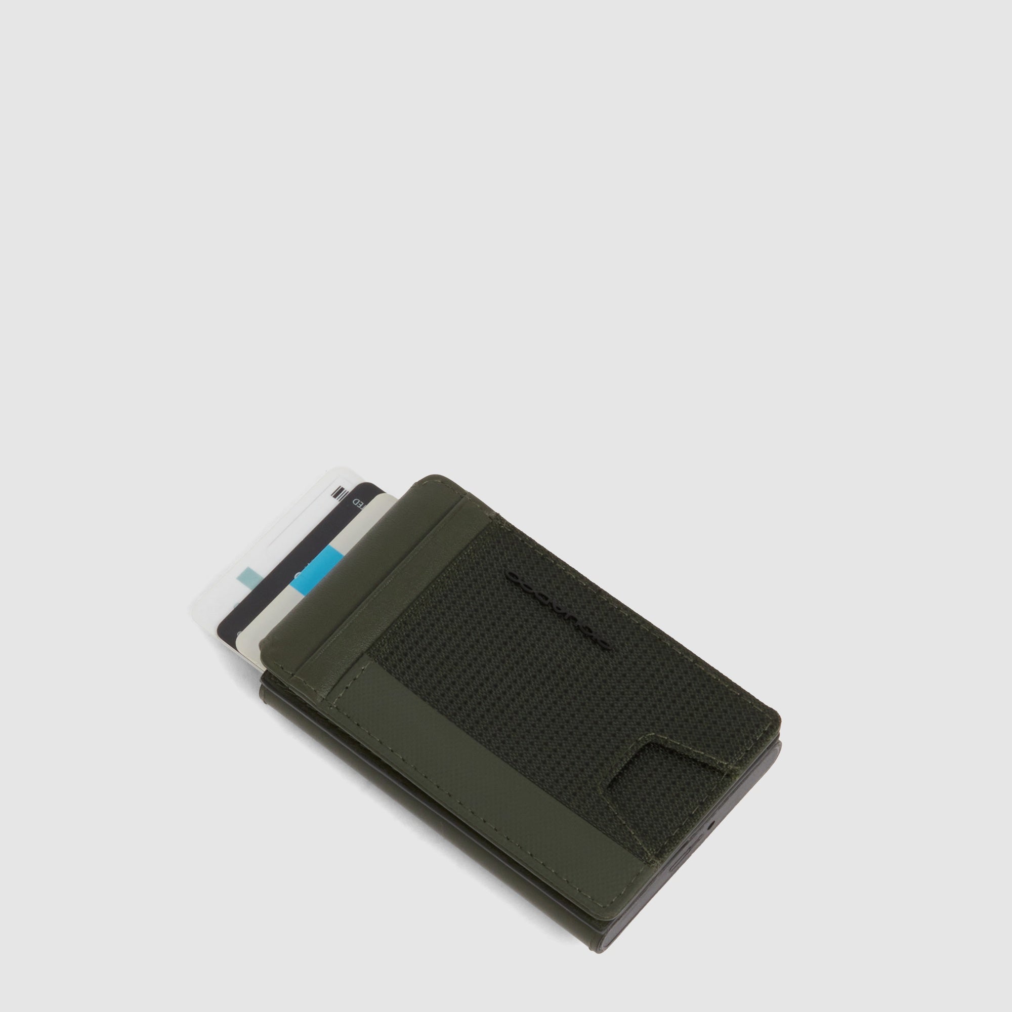 Piquadro Black Square Kartenetui Herren Automatik Leder