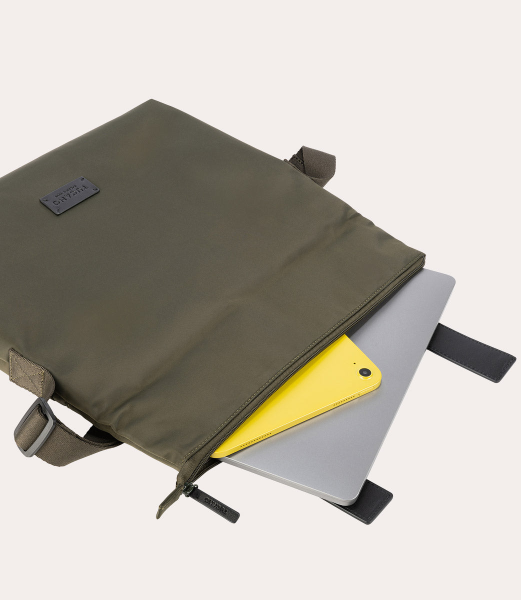 Tucano Fold Messenger Laptoptasche 14 Zoll Schwarz Nylon