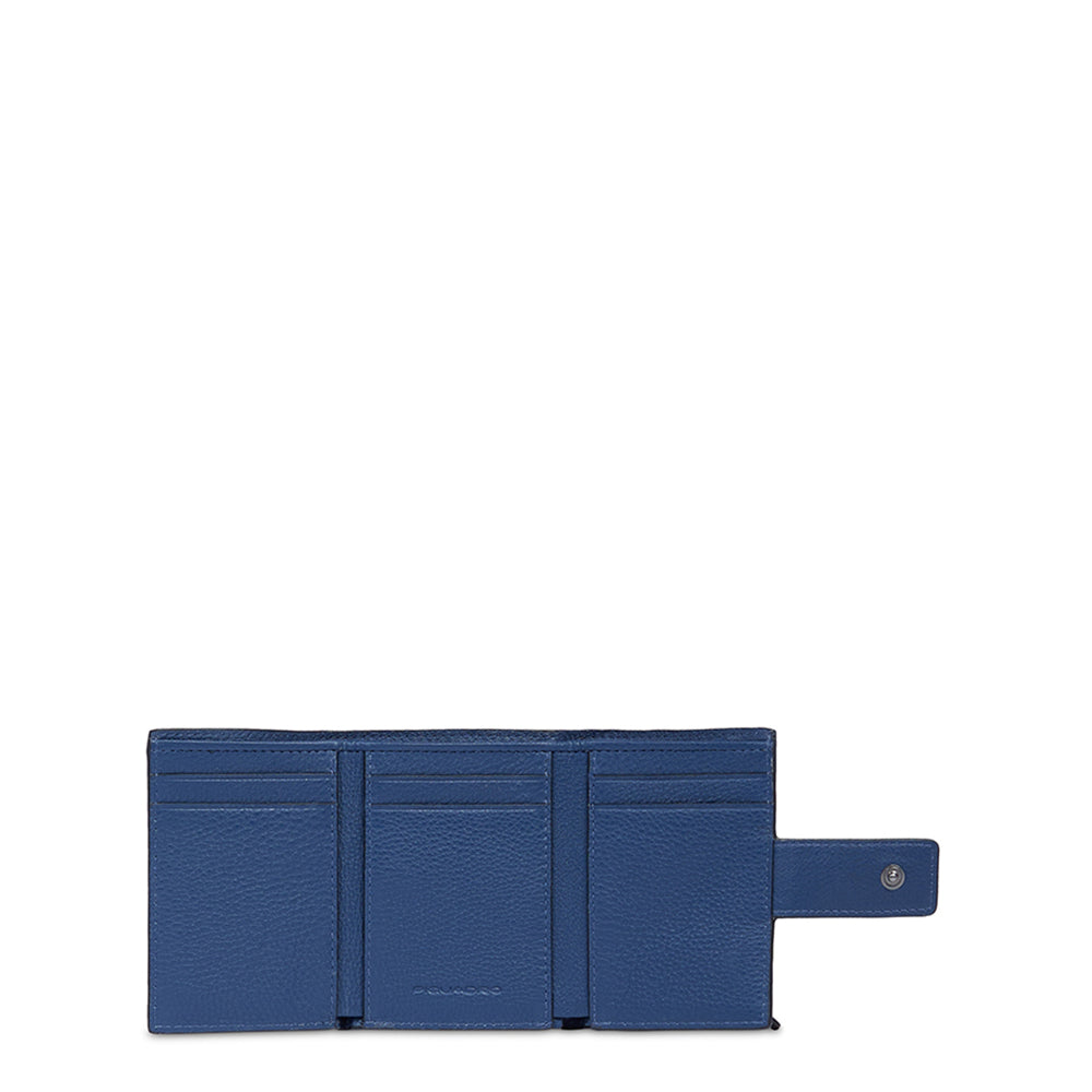 Piquadro Blue Square Geldbörse Herren Münzfach Leder