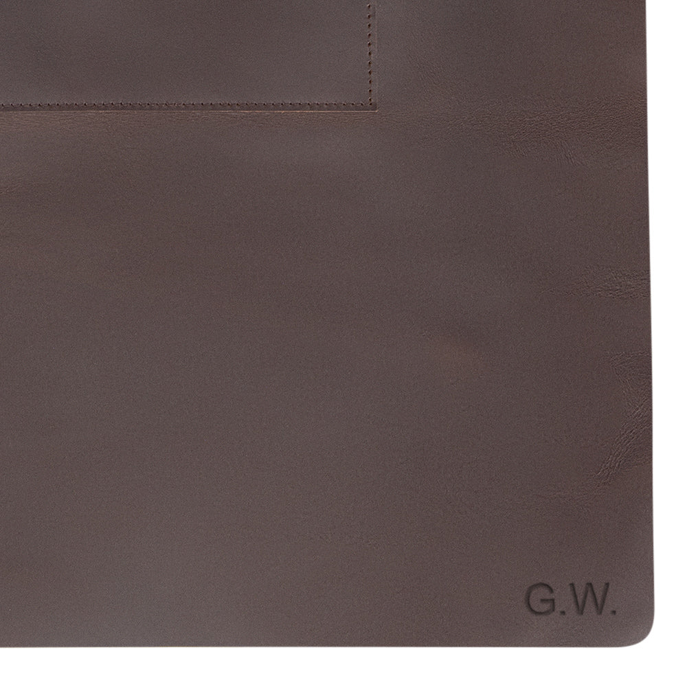 Buckle & Seam Asado Lederschürze Grillschürze mit Gravur
