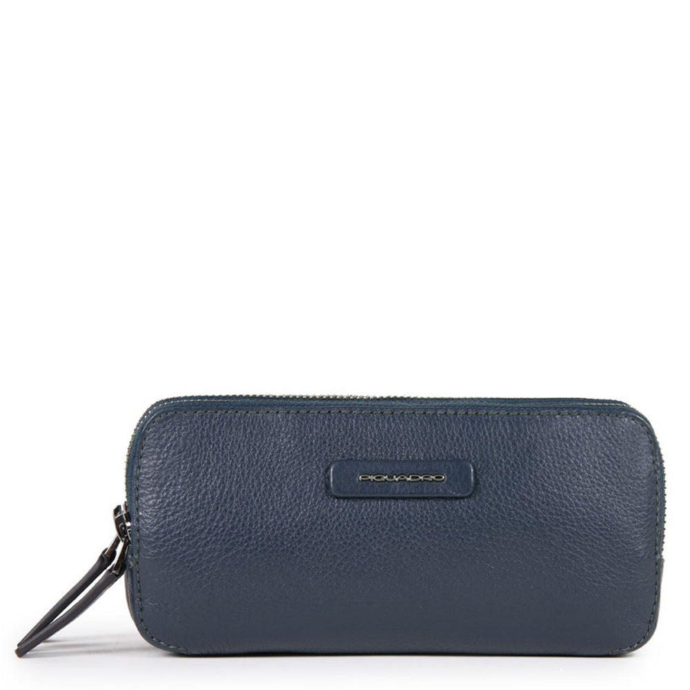 Piquadro Modus Pochette Leder 3 Fächer Schwarz Herren