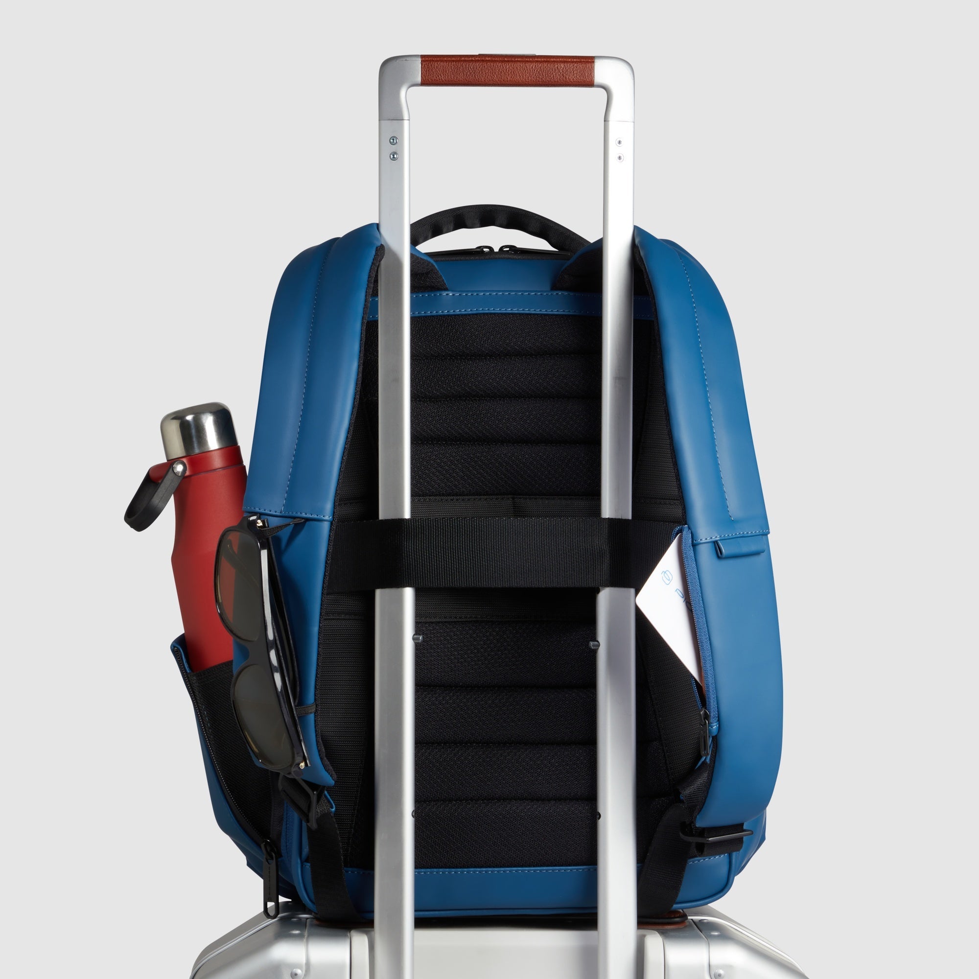 Piquadro Rover Reise-Rucksack 14 Zoll Schwarz Handgepäck RFID