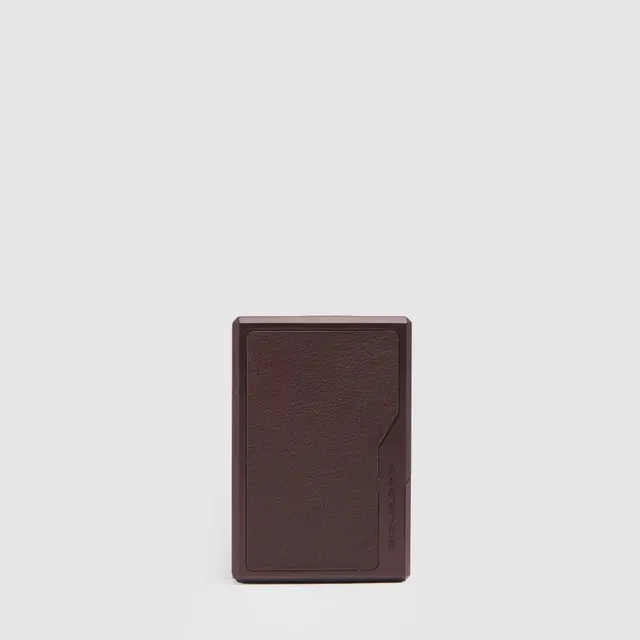 Piquadro Harper Kartenetui MagSafe Damen Leder Bordeaux
