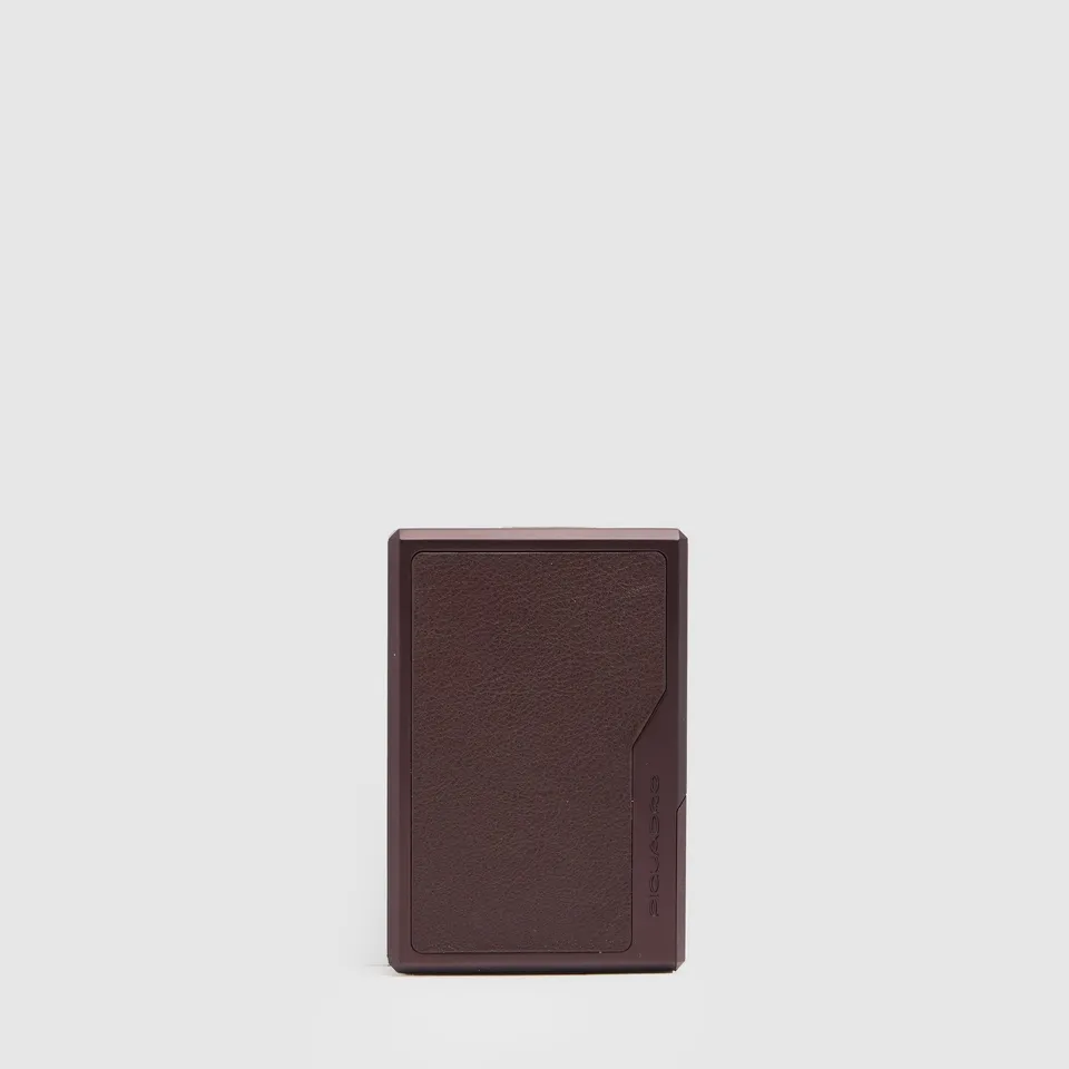 Piquadro Harper Kartenetui MagSafe Damen Leder Bordeaux