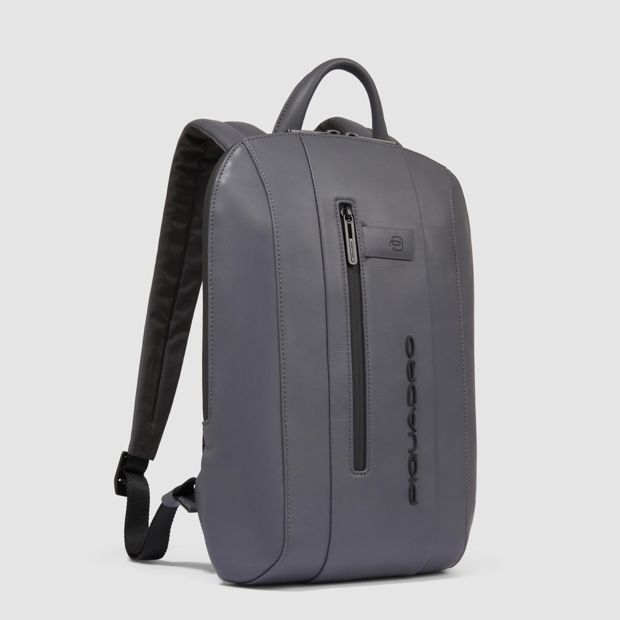 Piquadro Black Square Rucksack 14 Zoll Laptop schwarz