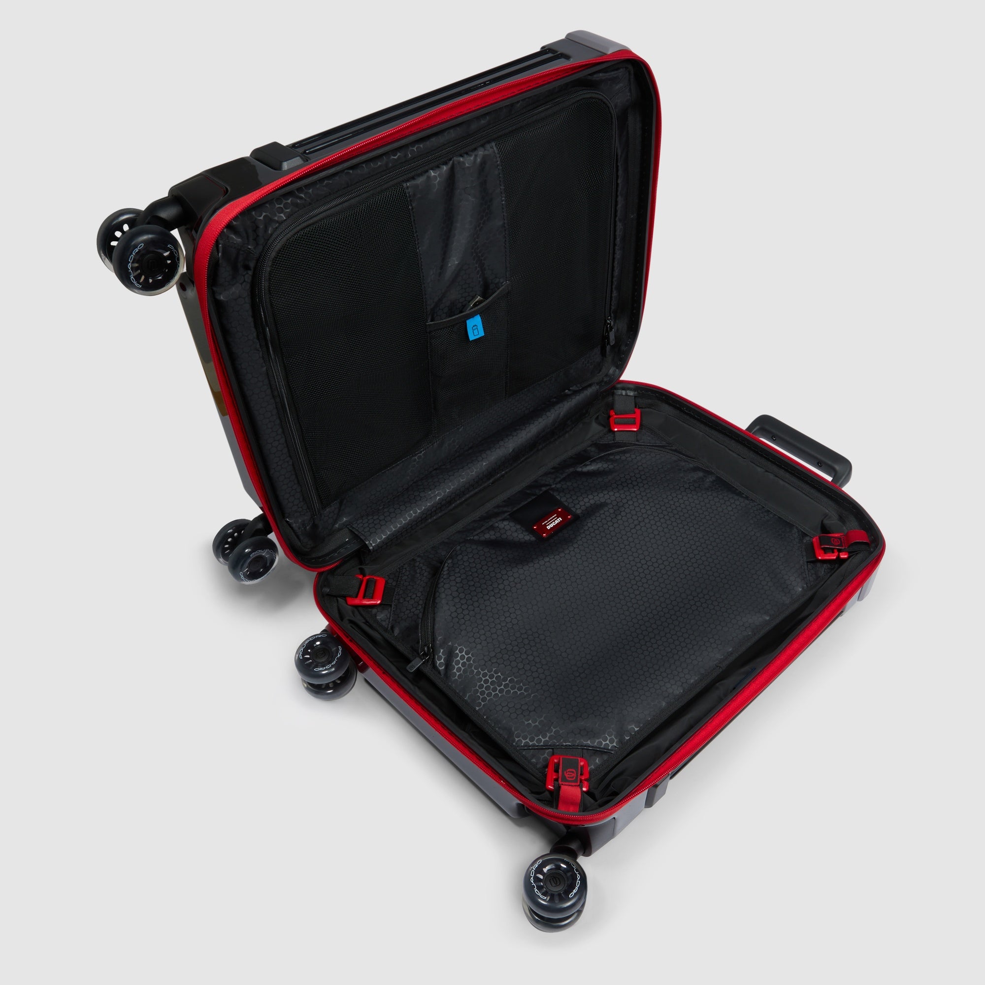 Piquadro x Ducati Kabinentrolley 4 Rollen R Handgepäck