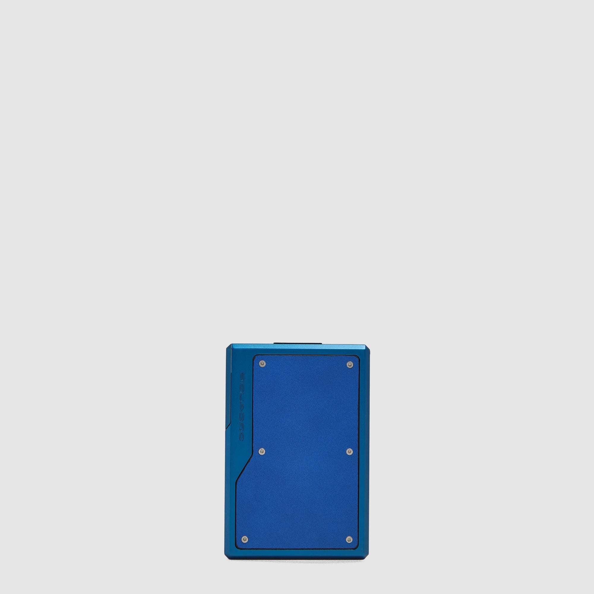 Piquadro BagMotic MagSafe Kartenetui Leder Aluminium