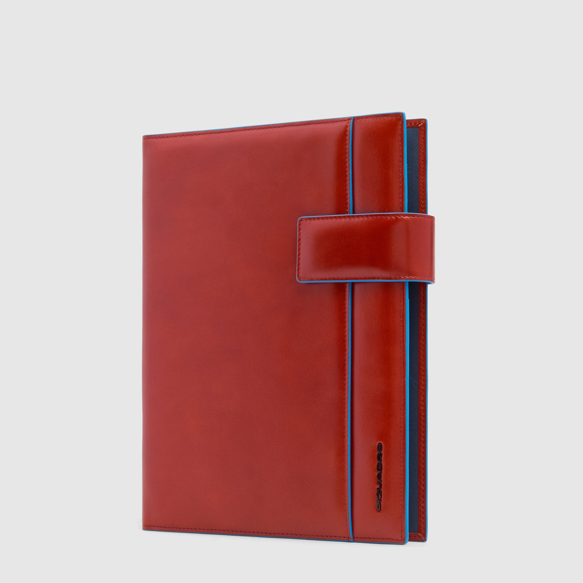 Piquadro Blue Square Wochenkalender Leder Stifthalter Schwarz