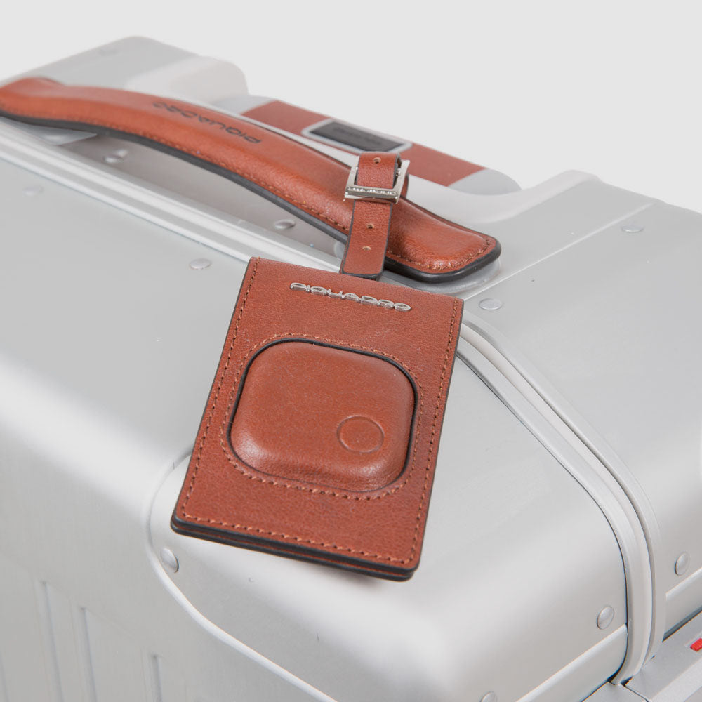 Piquadro PQ-Light Kabinentrolley Alu grau slim 4 Rollen