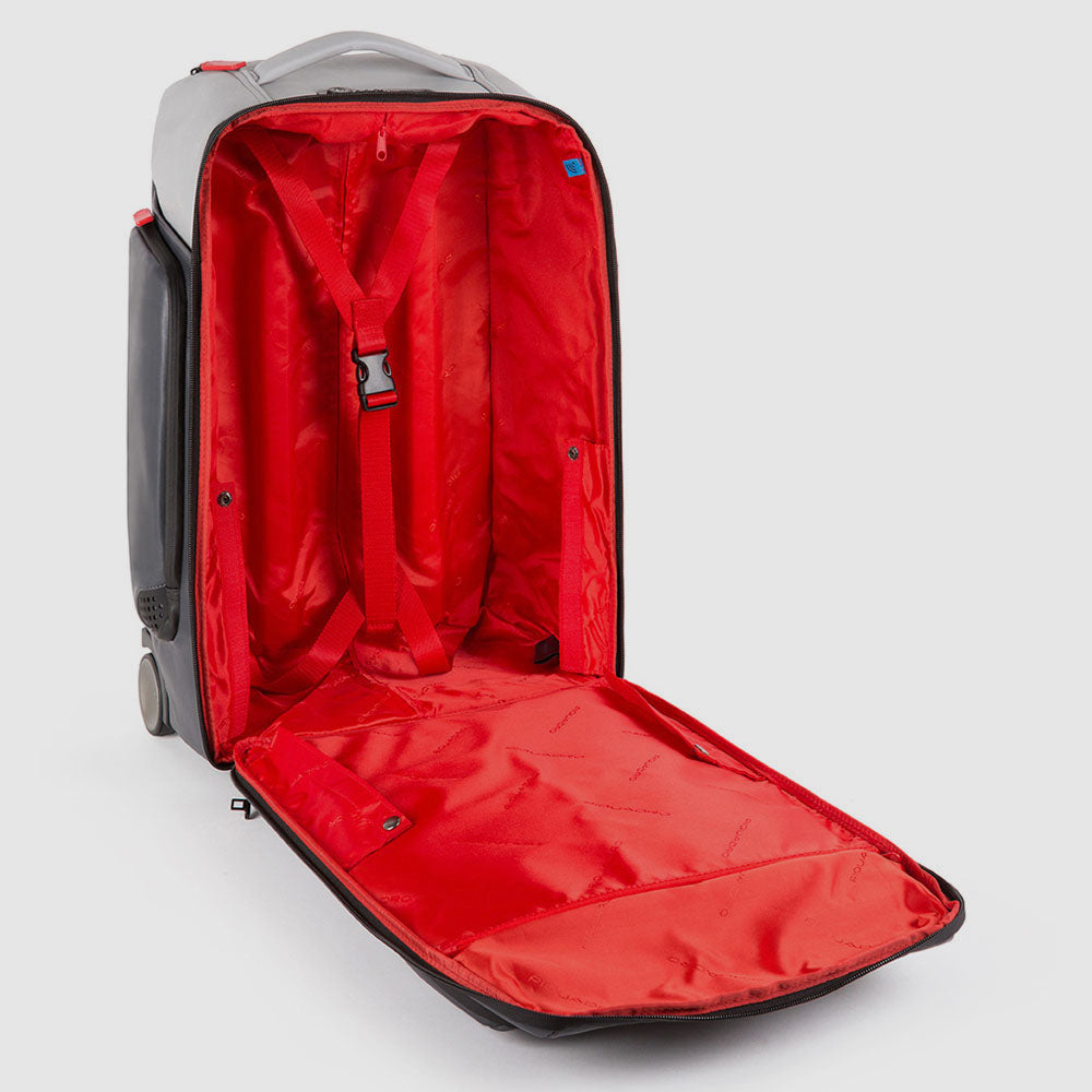 Piquadro PQ-Light Kabinentrolley Rucksack Schwarz