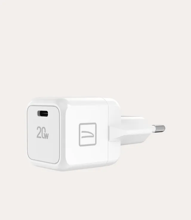 Tucano USB-C Ladegerät 20W GaN weiß Power Delivery