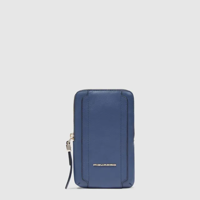 Piquadro Connequ Handytasche Leder RFID N Umhänge