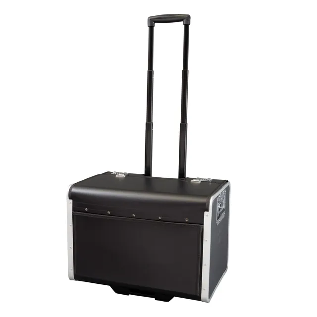 Lightpak Parma Aktenkoffer Trolley schwarz 7 Ordner Alurahmen
