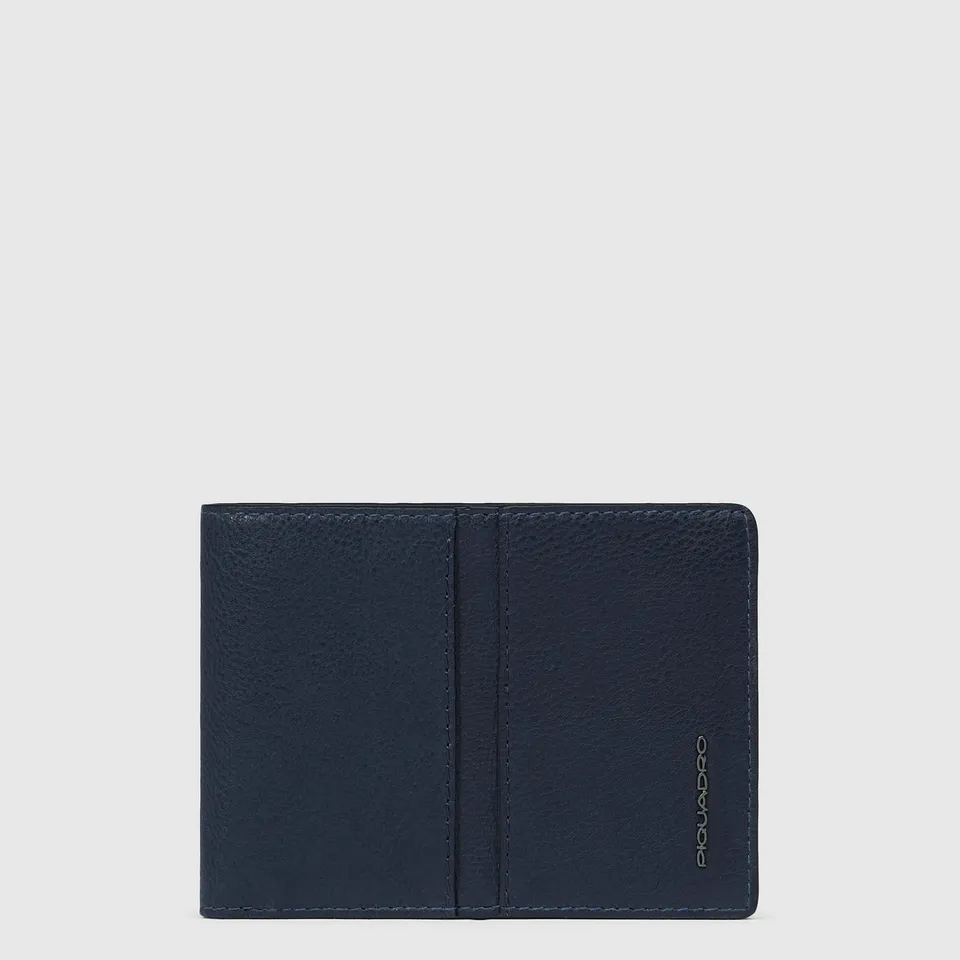 Piquadro Blue Square Geldbörse Herren Leder Münzfach