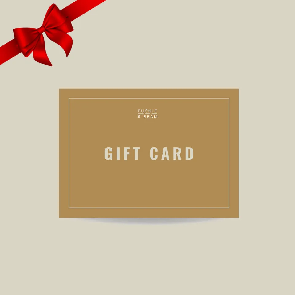 Buckle & Seam Gift Card Geschenkgutschein 50 bis 400 EUR