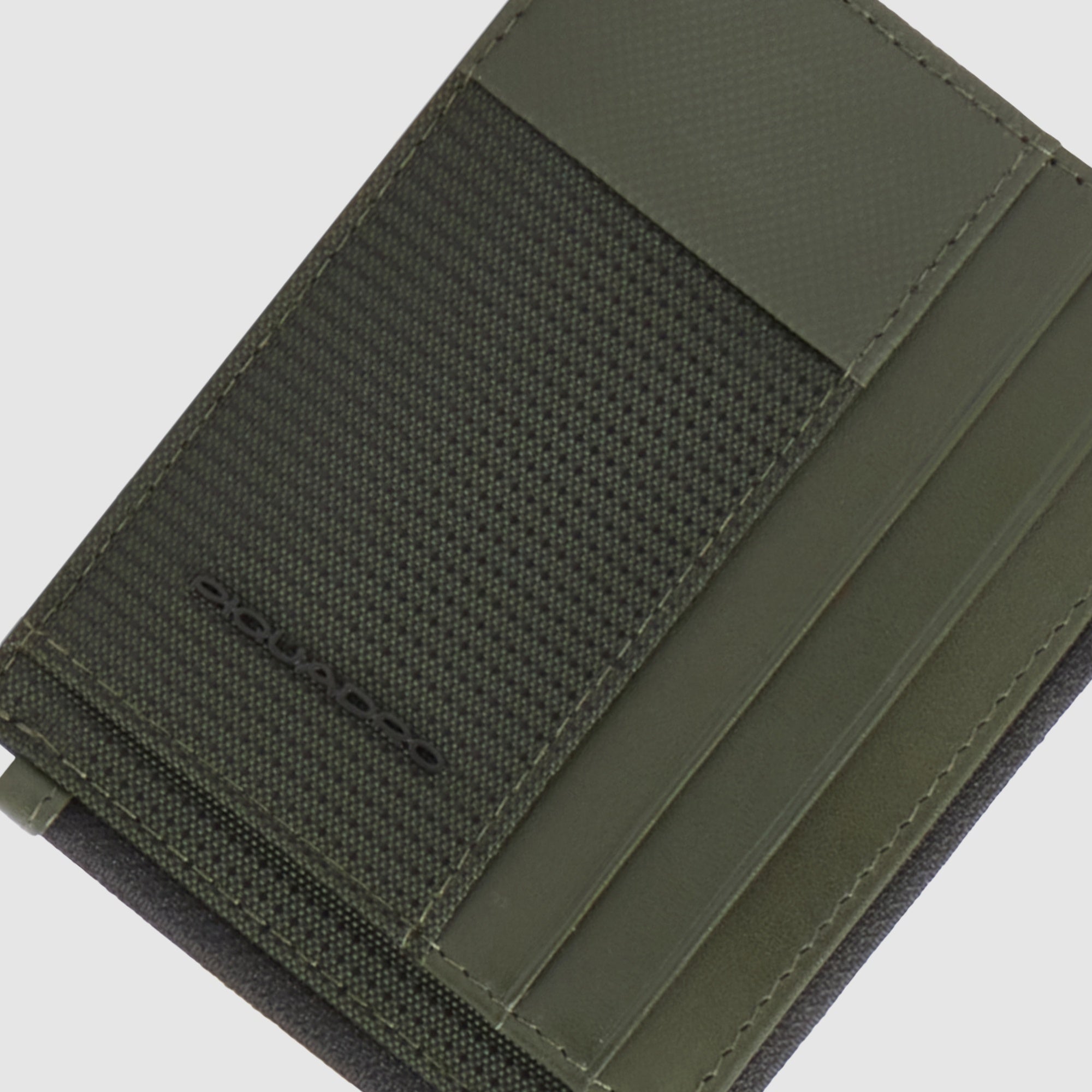 Piquadro Blue Square Geldbörse Leder Schwarz Kartenfach