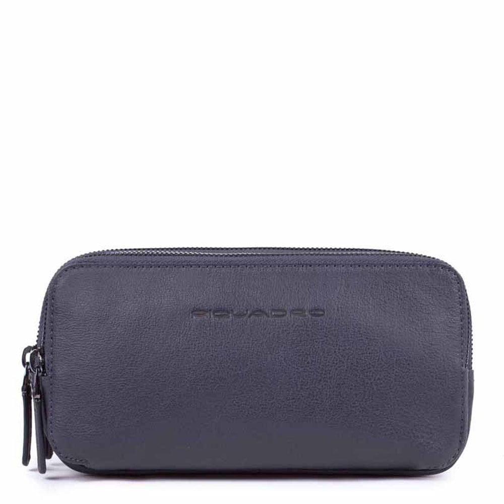 Piquadro Modus Pochette Leder 3 Fächer Schwarz