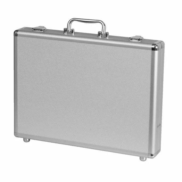 Lightpak Aktentaschen Koffer MINOR Attachékoffer Silber Alu