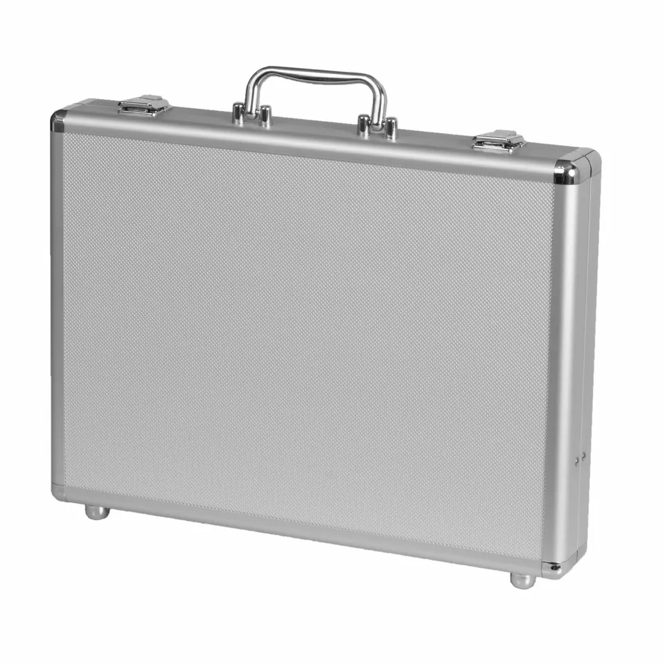 Lightpak Aktentaschen Koffer MINOR Attachékoffer Silber Alu