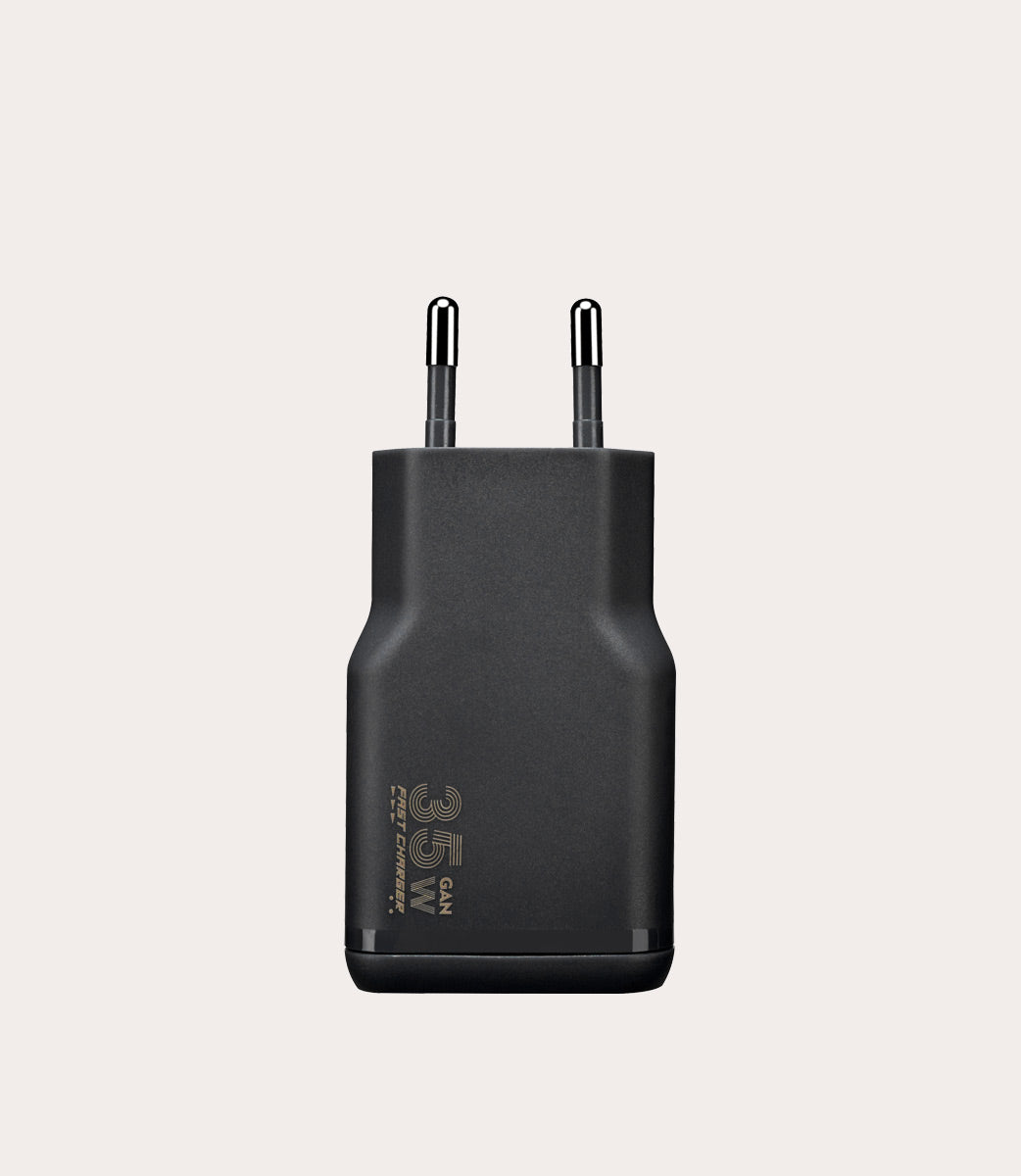 Tucano One Power Kit Ladegerät 35W + USB-C Kabel 2m Blau