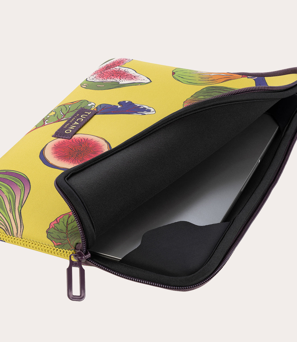 Tucano Schizzo Flora Fichi Sleeve 13 Zoll Bordeaux