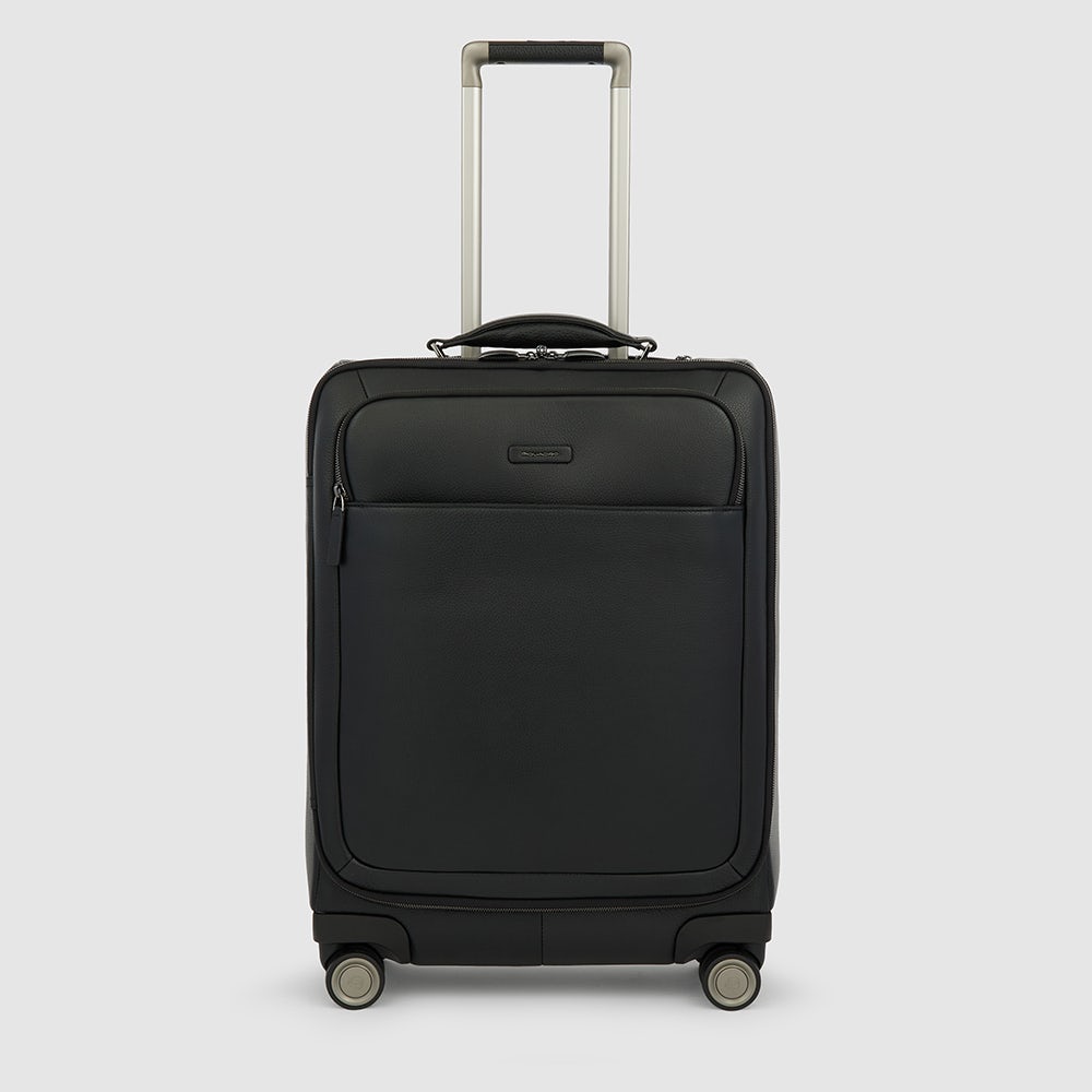 Piquadro PQ-Light Trolley 15,6 Zoll schwarz Laptopfach
