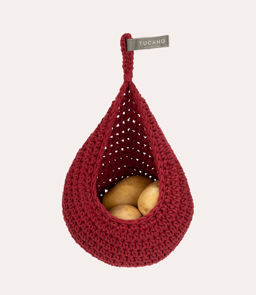 Tucano Kitchen Wandtasche 3er Bordeaux Gewebe