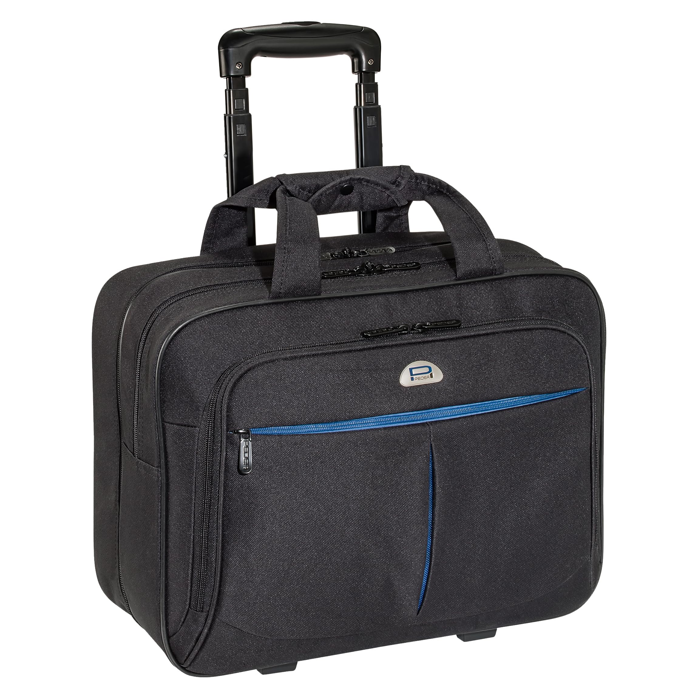 PEDEA Premium Plus Laptop-Trolley 17,3 Zoll Rollkoffer Schwarz