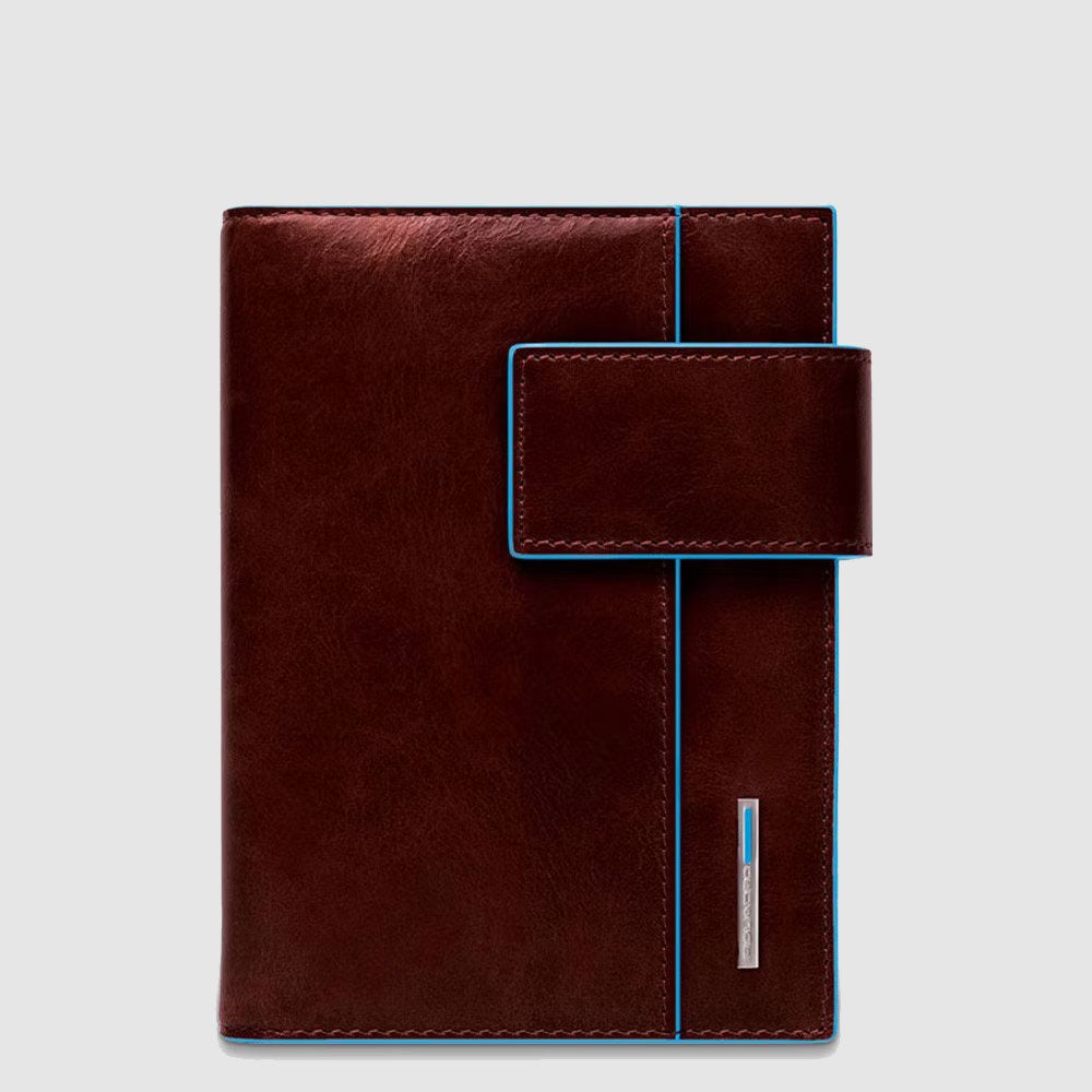 Piquadro Blue Square Organizer Agenda groß braun Leder