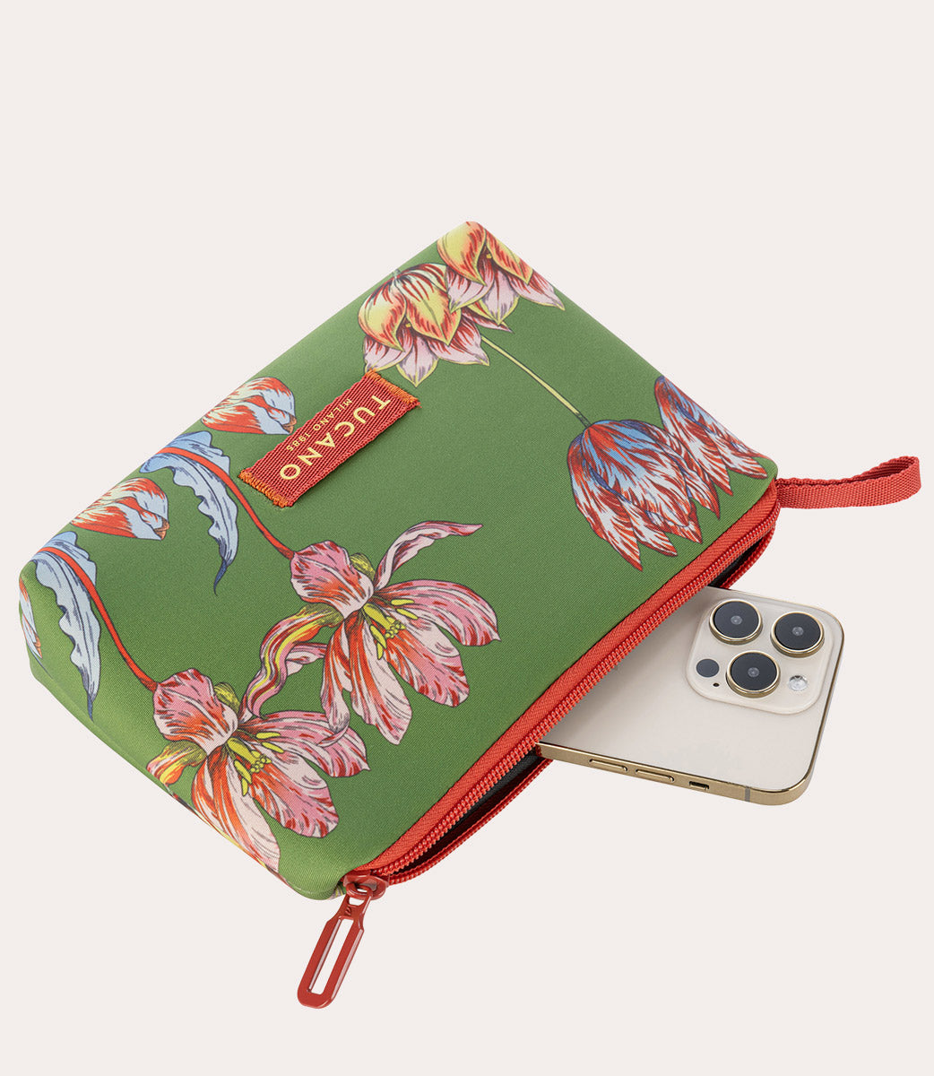 Tucano Schizzo Beautycase Weiß Neopren R-PET