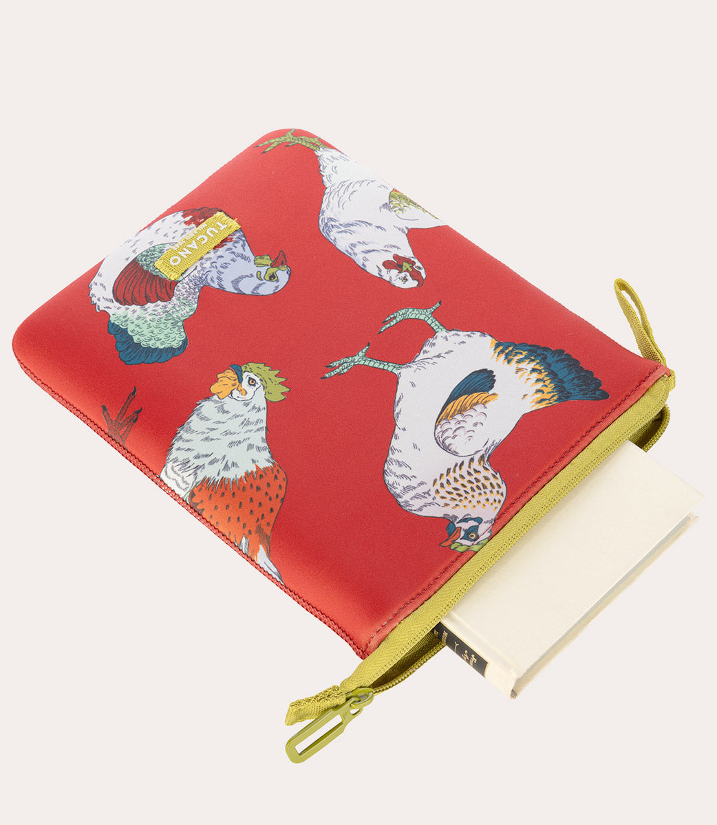 Tucano Schizzo Buchhülle Neopren Hellblau elastisch