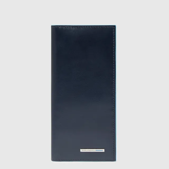 Piquadro Blue Square Geldbörse Herren vertikal Schwarz RFID