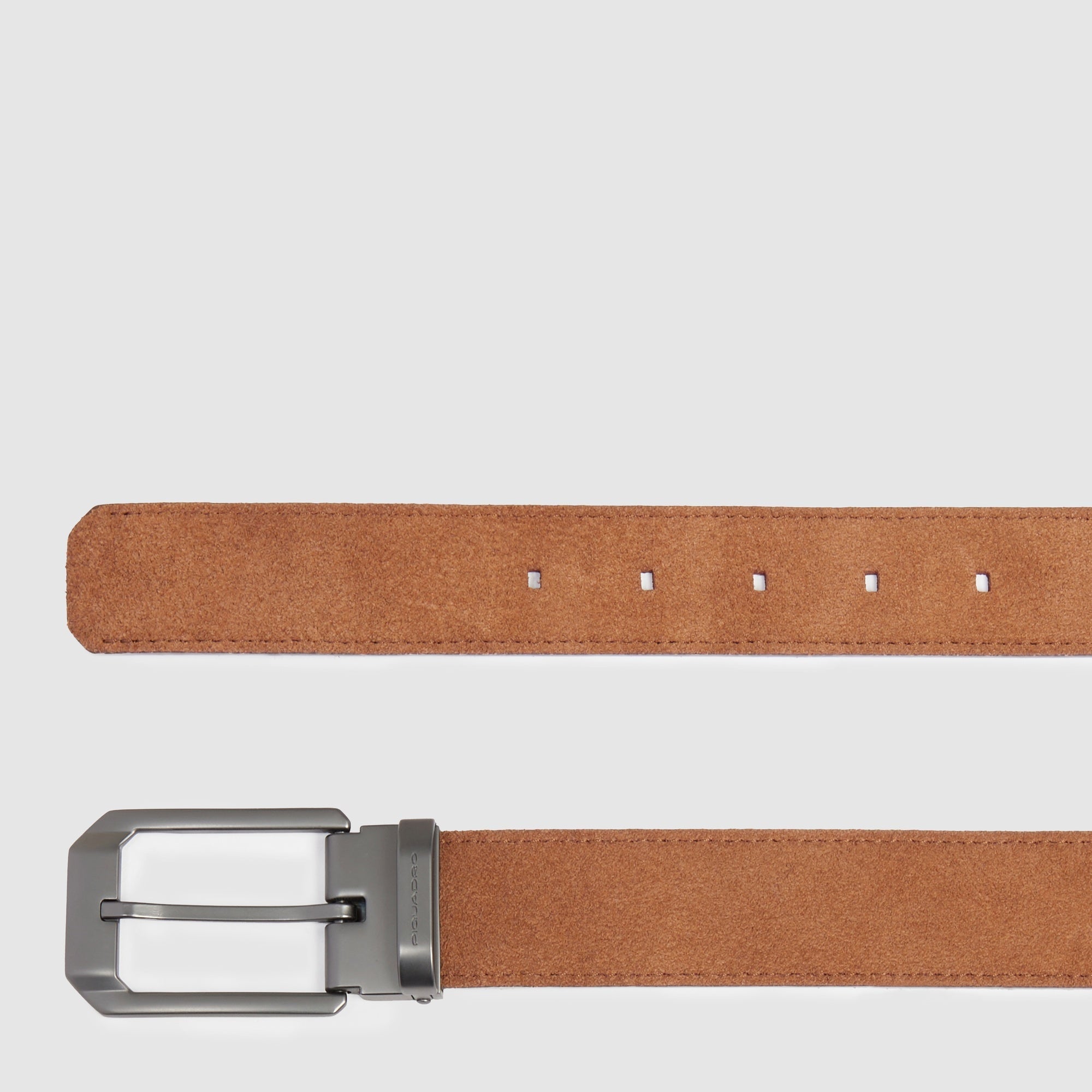 Piquadro Blue Square Herrengürtel Wildleder Blau