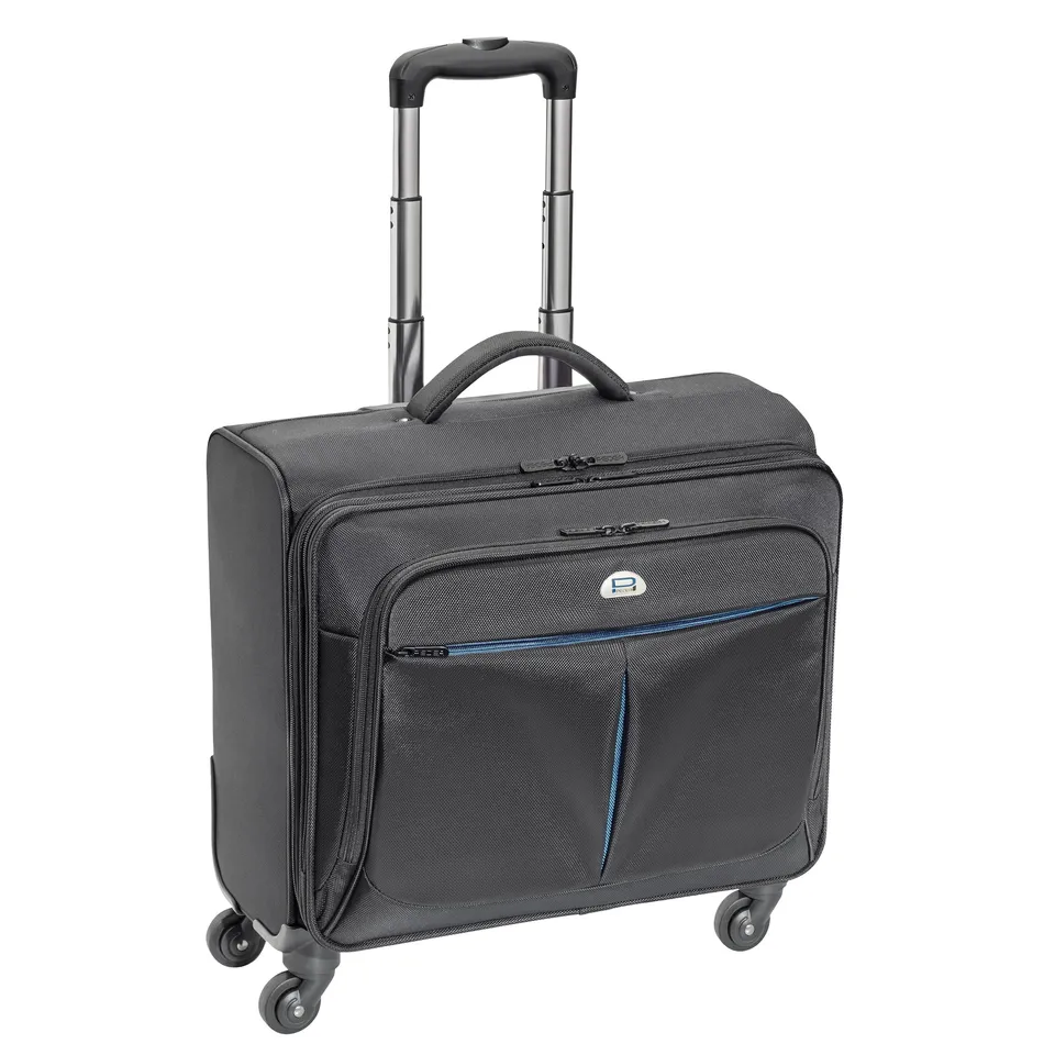 PEDEA Premium Plus Laptop-Trolley 17,3 Zoll Rollkoffer Schwarz