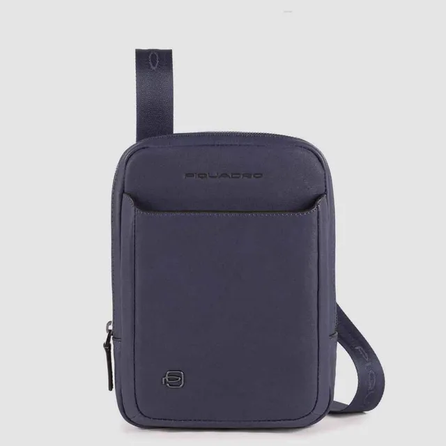 Piquadro Urban Borsello Herrentasche Leder schwarz klein