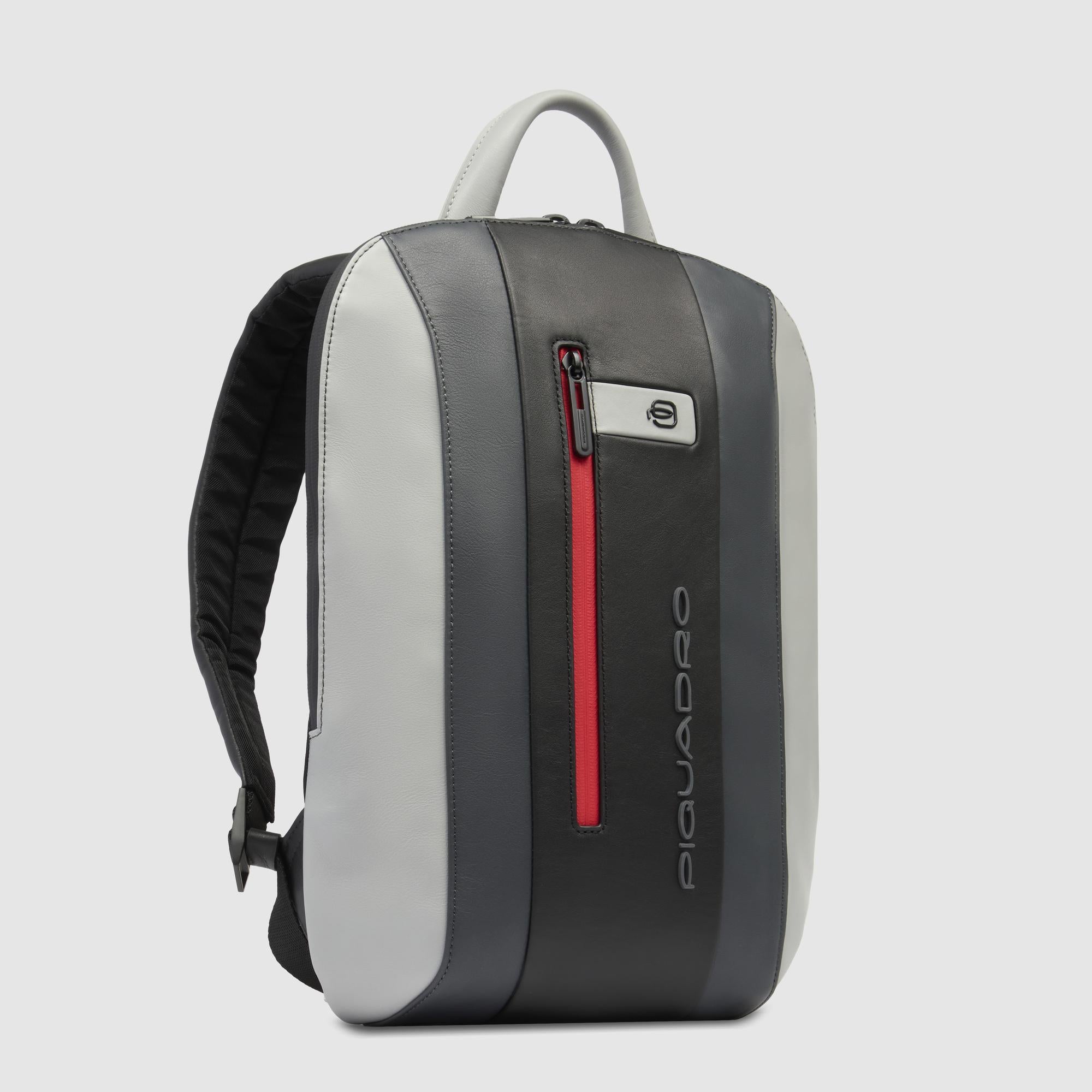 Piquadro Black Square Rucksack 14 Zoll Laptop schwarz